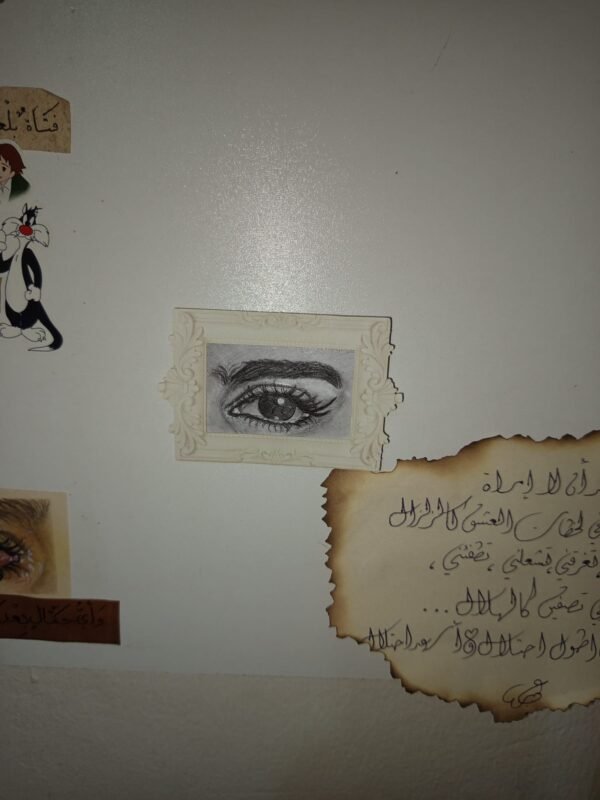 رسم عيون