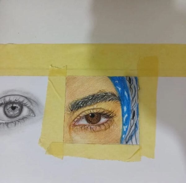 ⁦رسم العين بالألوان⁩ - الصورة ⁦2⁩