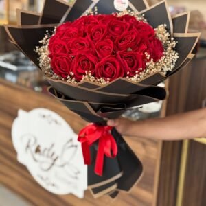 بوكيه ورد صناعي