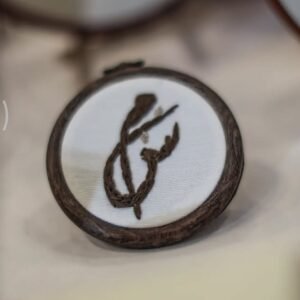 لوحة تضم حرفي السين والميم